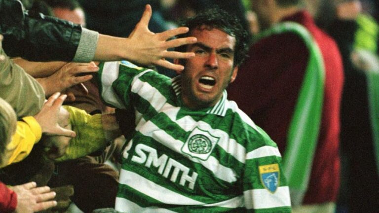 La grinta di Paolo Di Canio nei Bhoys del Celtic